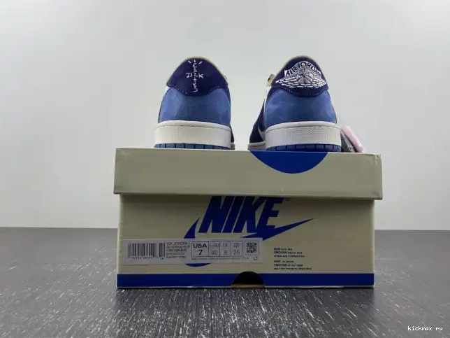 Cheap Kickmax X 1 AIR TRAVIS SCOTT JORDAN CUSTOM DM7866-808 0521